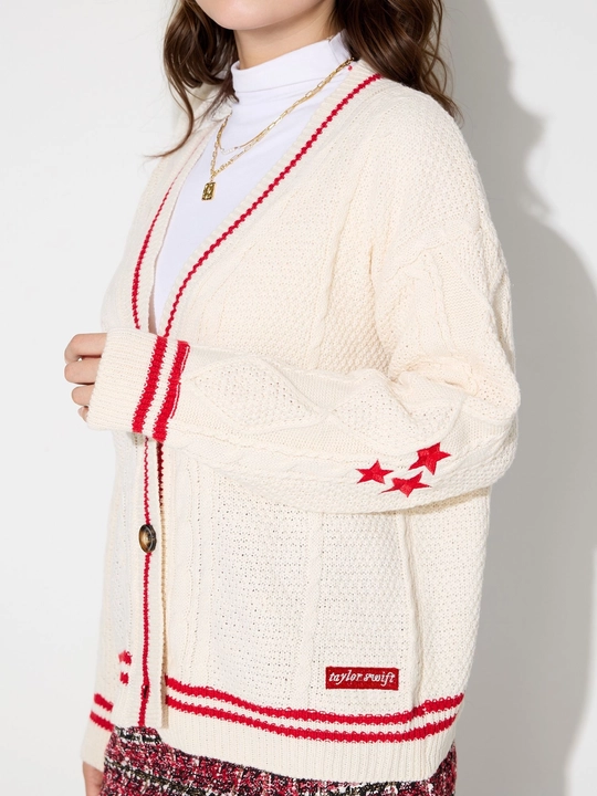 Contrast Stitch Knit Cardigan | Savana | Bestsellers