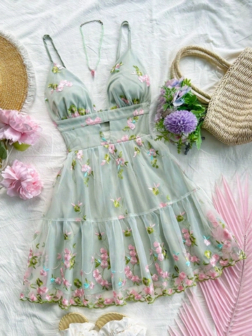 savana short dress Two-piece short dress