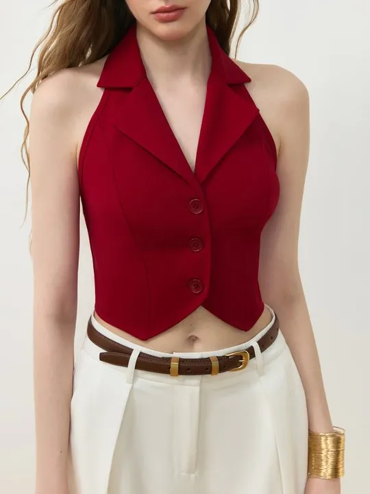 Open Back Tank Top