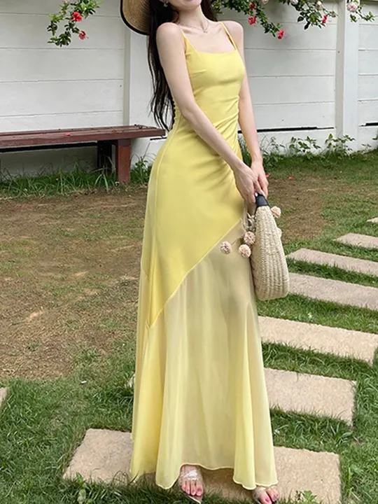 Asymmetric Slip Dress view 1
