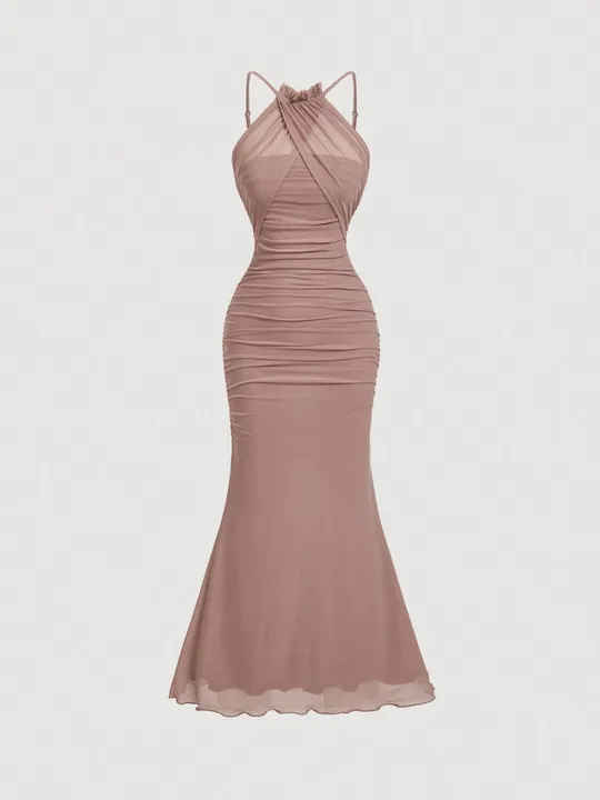Backless Fishtail Dress