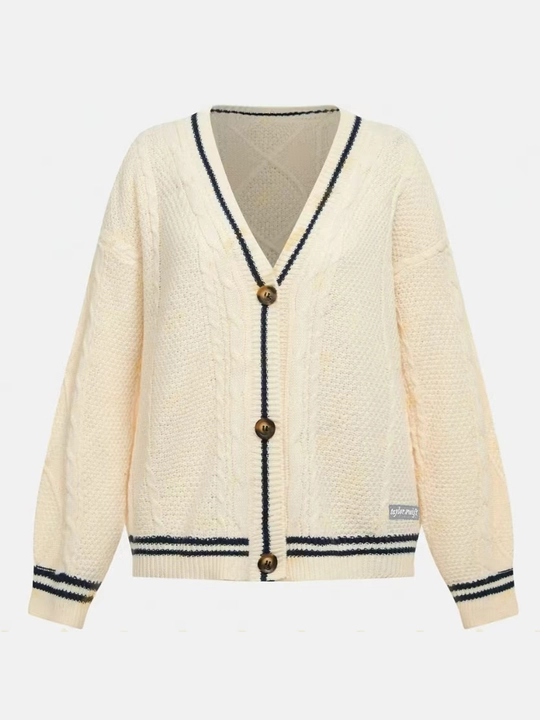 Contrast Stitch Knit Cardigan | Savana | Bestsellers