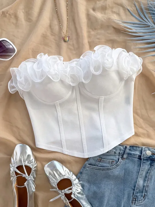 Applique Tube Top
