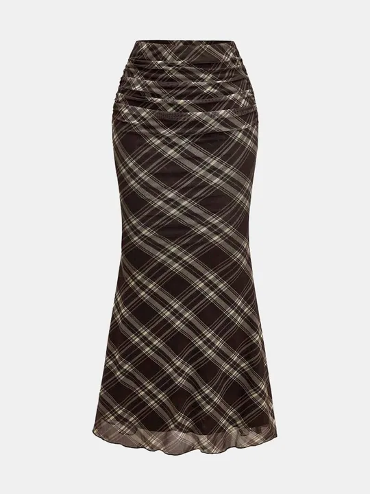 Gathered Mermaid Skirt
