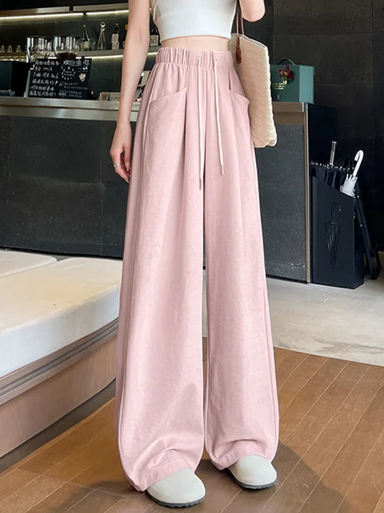 Pocket Straight Leg Pants