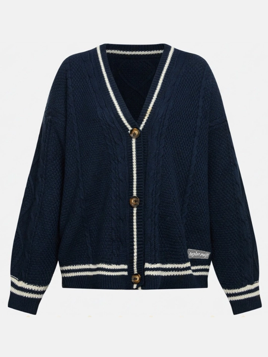 Contrast Stitch Knit Cardigan | Savana | Bestsellers