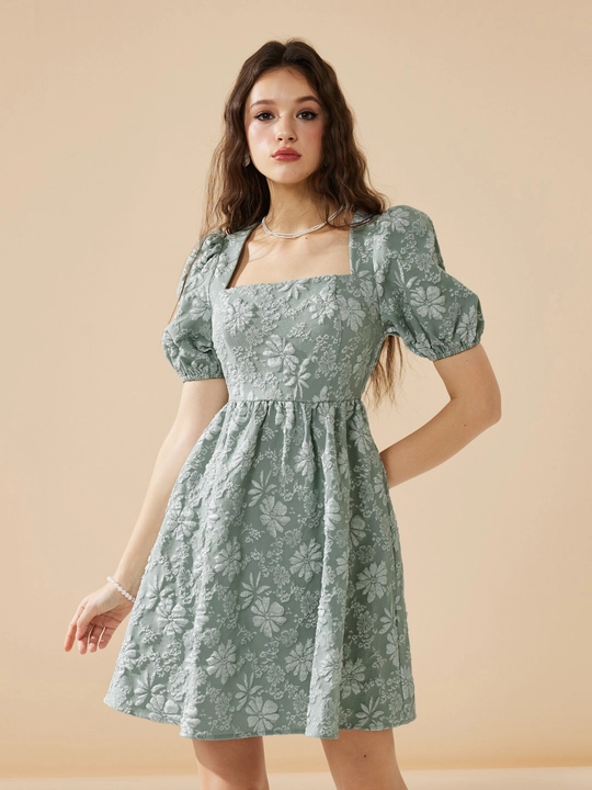 Open Back A-Line Dress