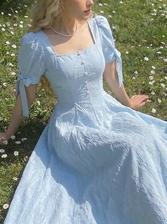 Bow A-Line Dress