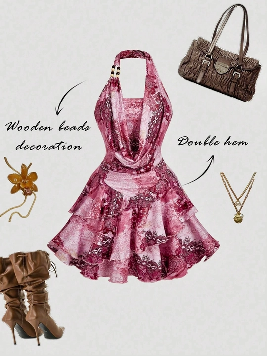 Backless A-Line Dress