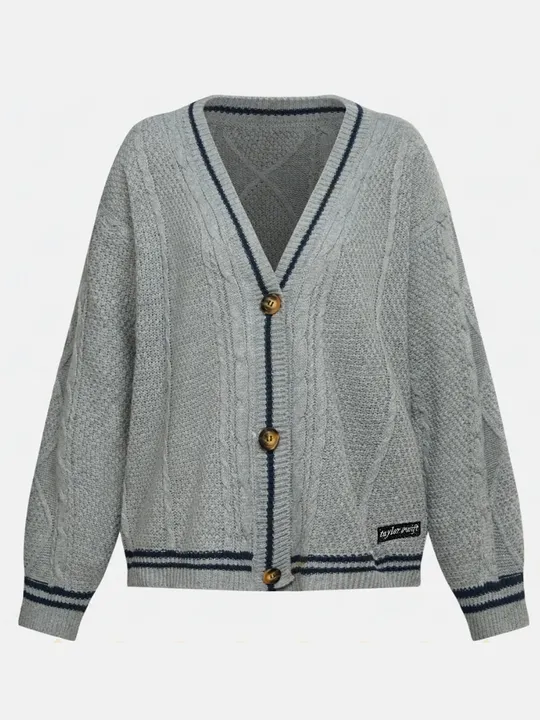 Contrast Stitch Knit Cardigan | Savana | Bestsellers