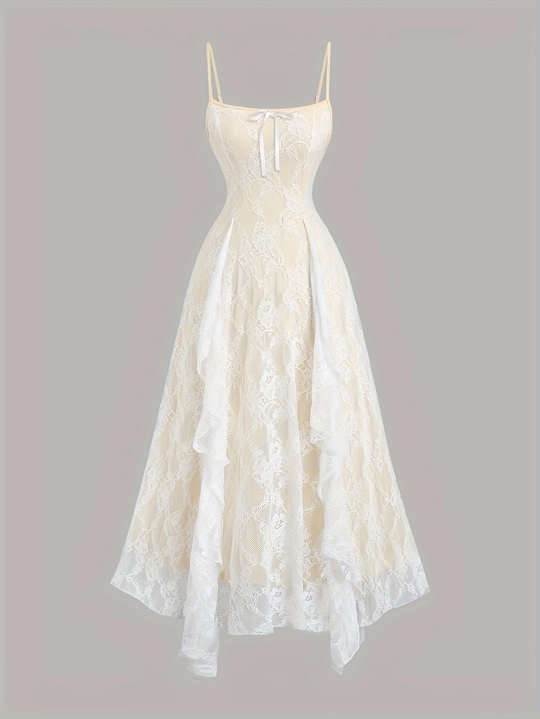 Ruffle Slip Dress
