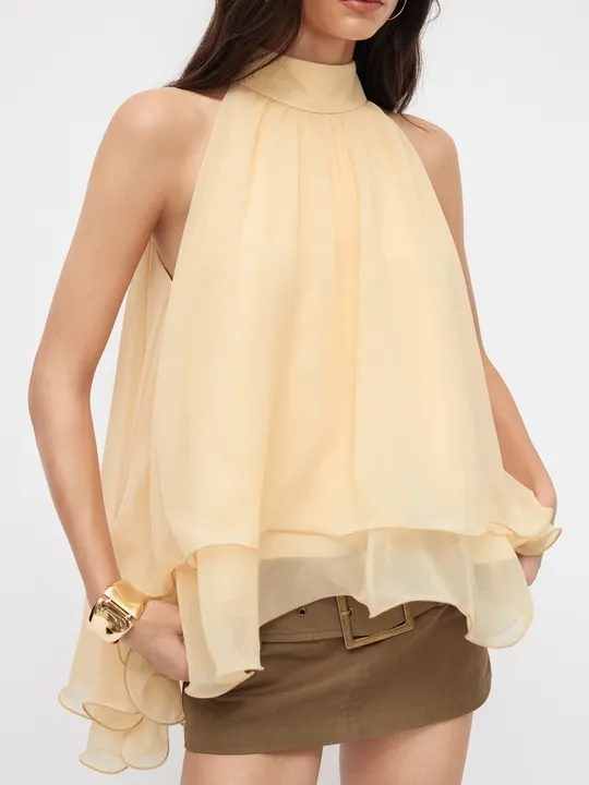 Tiered Halter Top