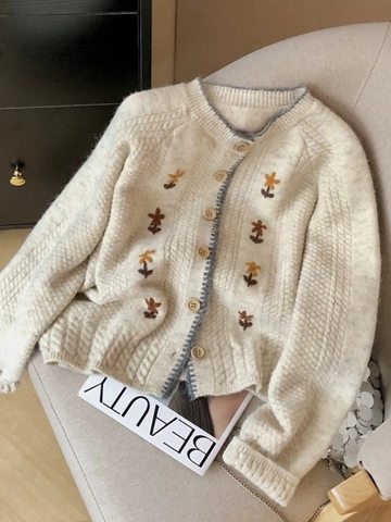 Embroidered Knit Cardigan | Savana | Bestsellers