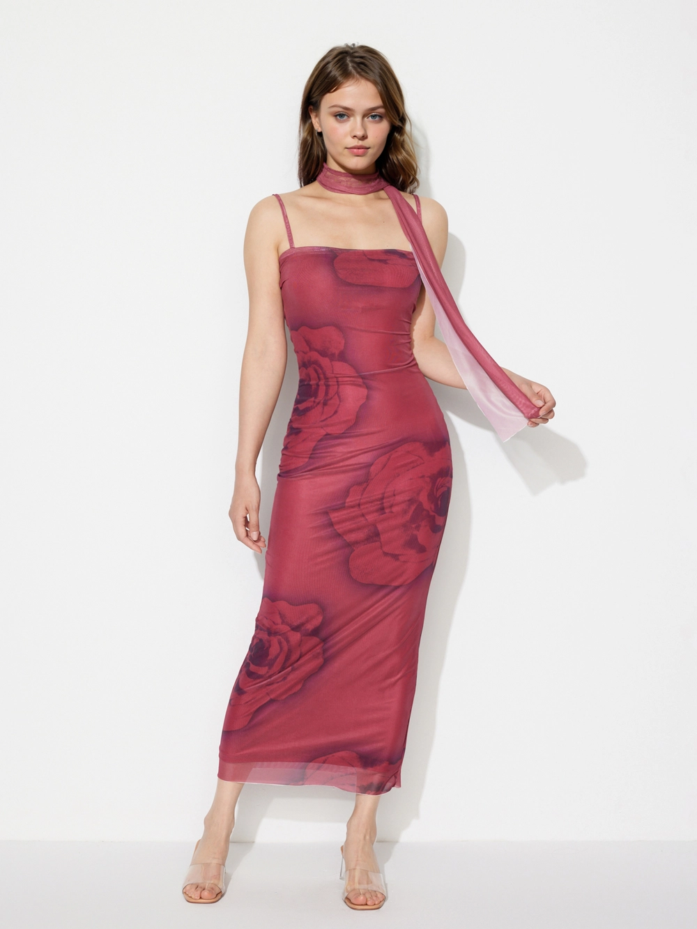 bodycon dress westside Nuon by Westside Black Solid Slit-Detail Bodycon Dress