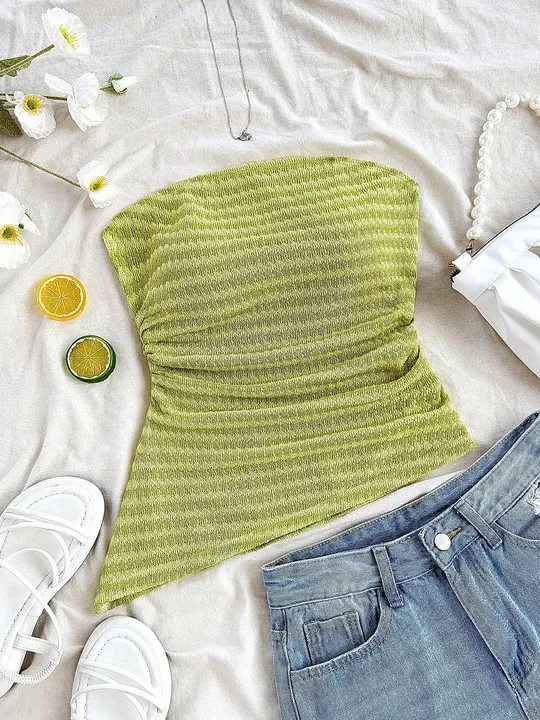 Gathered Tube Top