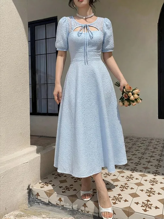 Cutout A-Line Dress