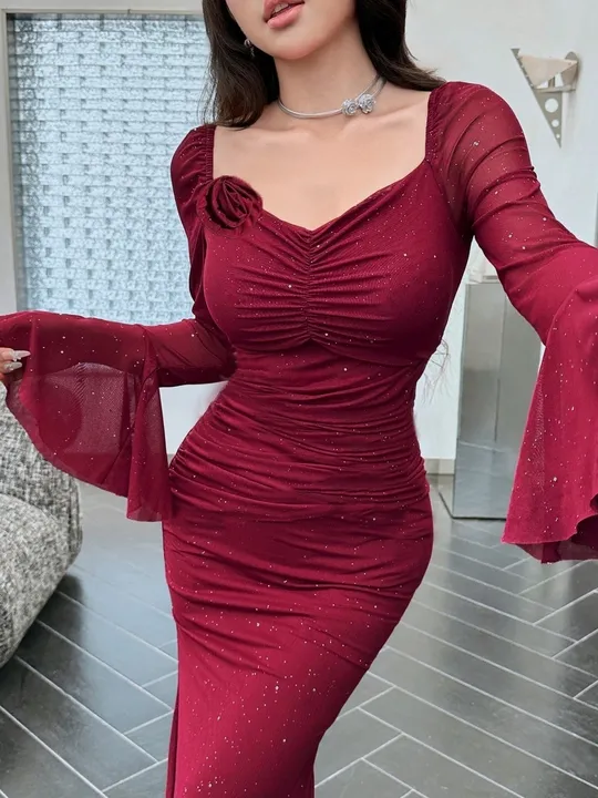 3d bodycon dress 3D DENIM BODYCON DRESS