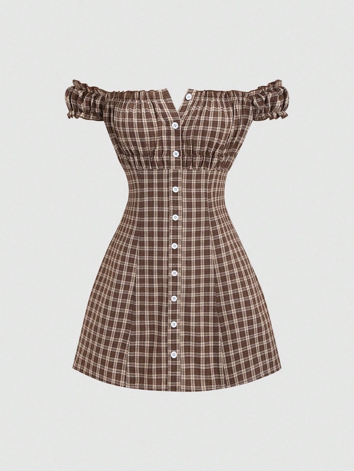Savana Lettuce-Edge A-Line Dress