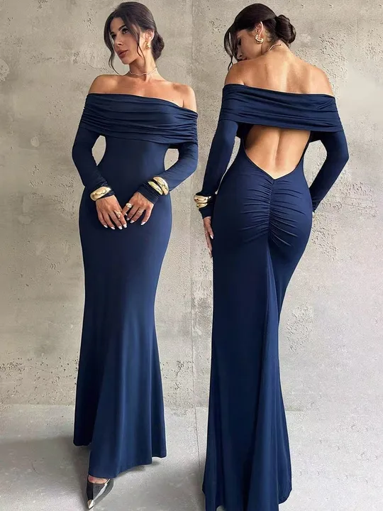 Backless Fishtail Dress