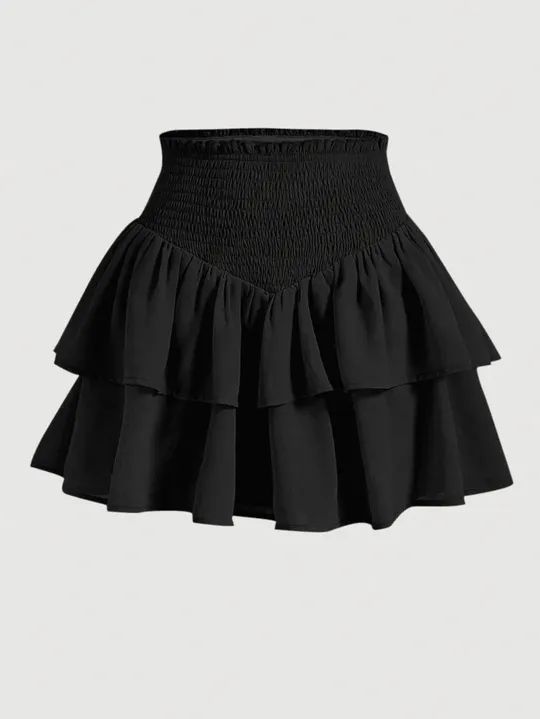 Smocked Layered/Tiered Skirt