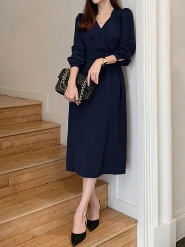 long sleeve dress india Black Long Sleeves Harmony Hues Dress