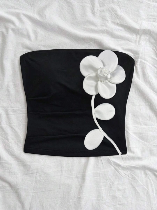 3D Floral Tube Top view 1