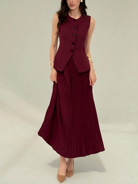 Pleated Co-ord Set view 3