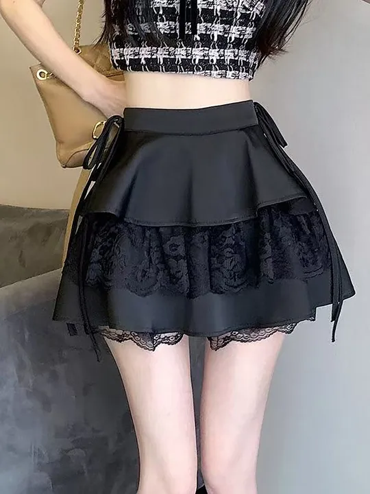 Bow Layered/Tiered Skirt
