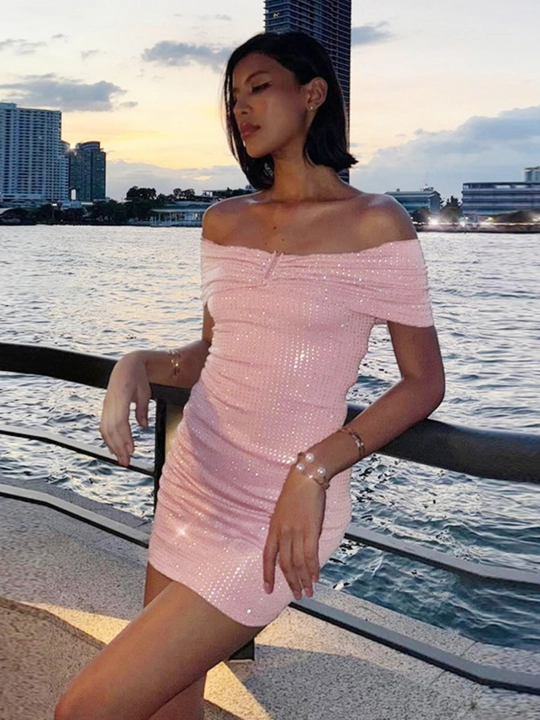 Rhinestone Bodycon Dress | Savana | Bestsellers