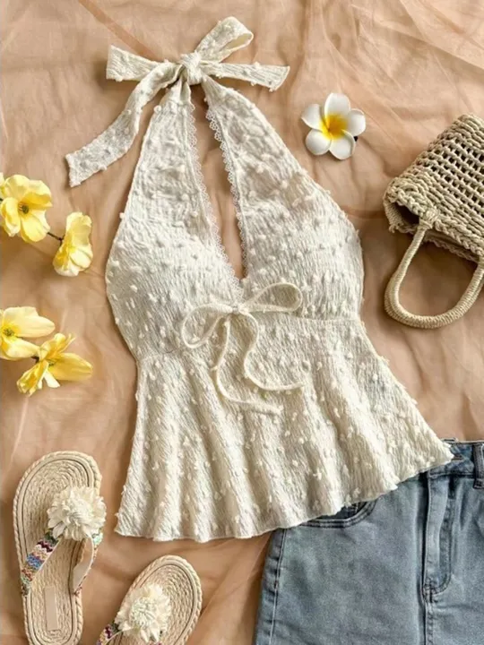 Tie Up Halter Top