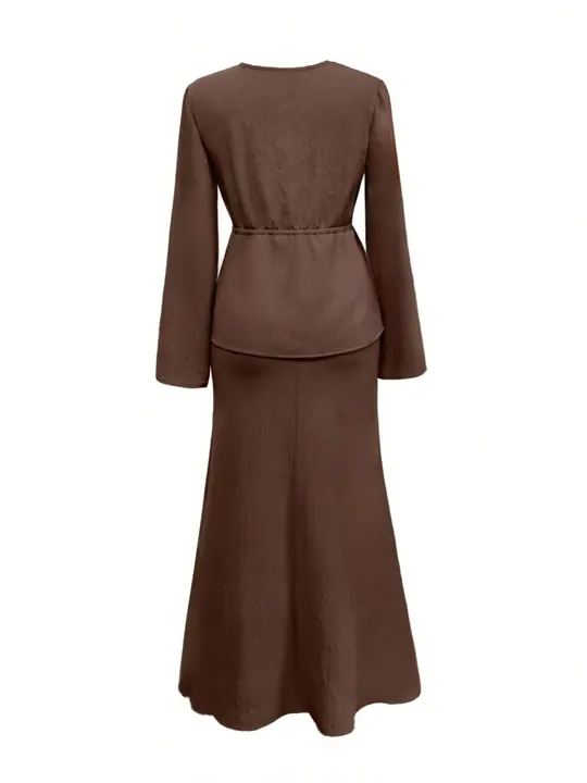 Draped Co-ord Set view 3