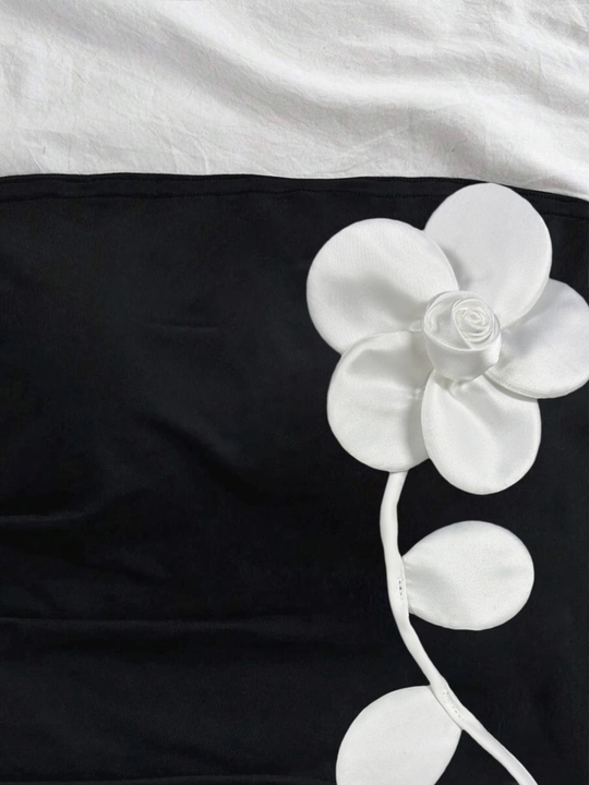 3D Floral Tube Top view 3